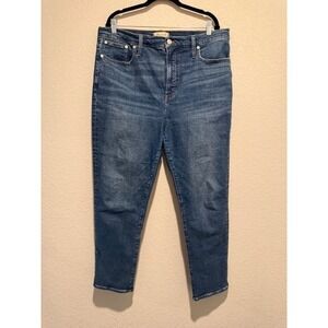 Madewell The Perfect Vintage Jean High Rise Straight Leg Denim Women's Size 32